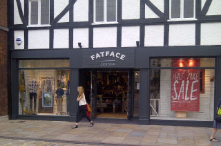 Fat Face Store Front