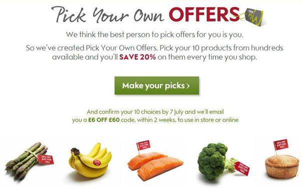 Waitrose - pick your own offer