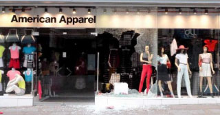 American Apparel Store Front