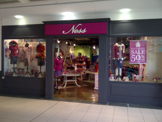 Ness Clothing Store Front