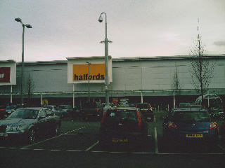 Halfords Store Front