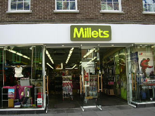 Millets Store Front