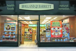 Holland & Barrett Store Front