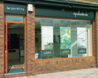 Apollo Blinds Store Front