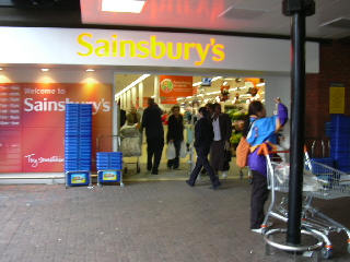 Sainsbury's Supermarkets Store Front