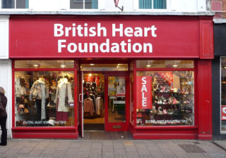 British Heart Foundation Store Front