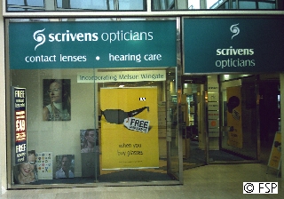 Scrivens Store Front